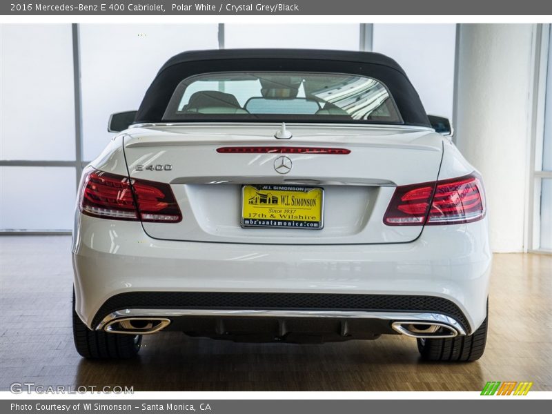 Polar White / Crystal Grey/Black 2016 Mercedes-Benz E 400 Cabriolet