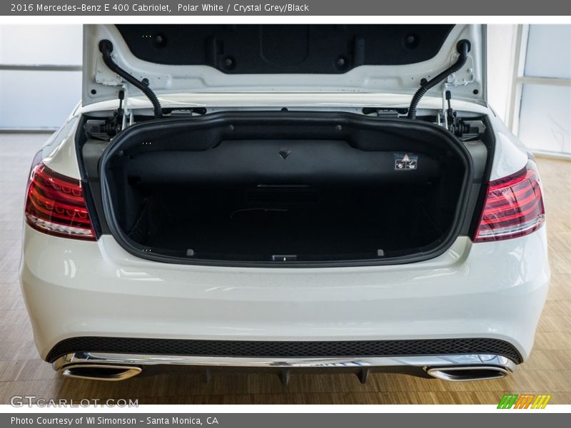 Polar White / Crystal Grey/Black 2016 Mercedes-Benz E 400 Cabriolet