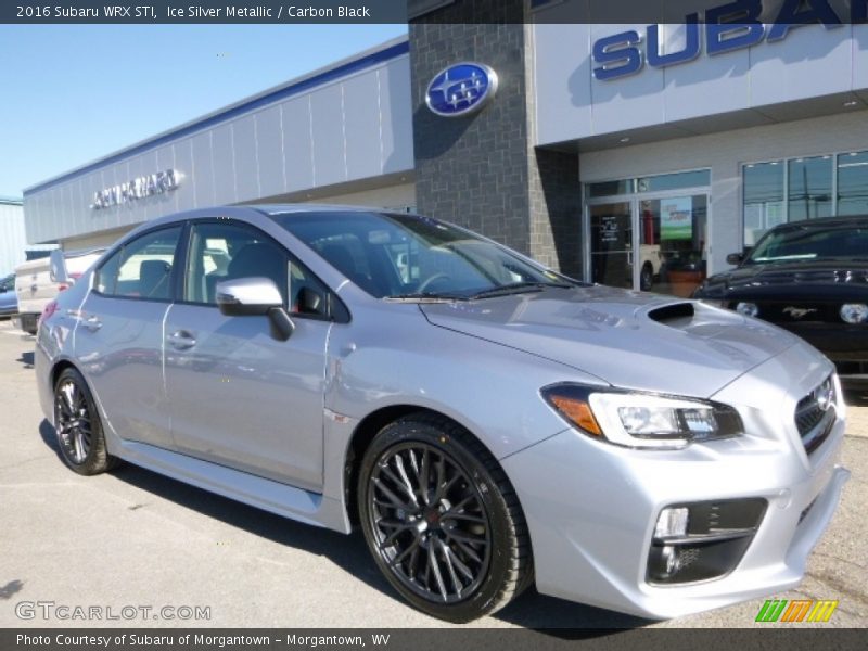 Ice Silver Metallic / Carbon Black 2016 Subaru WRX STI