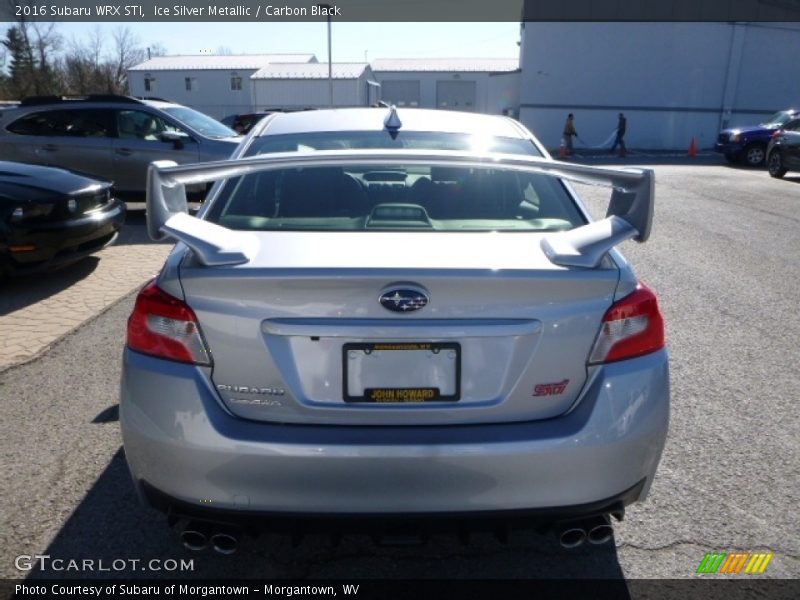 Ice Silver Metallic / Carbon Black 2016 Subaru WRX STI
