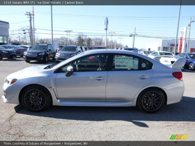Ice Silver Metallic / Carbon Black 2016 Subaru WRX STI