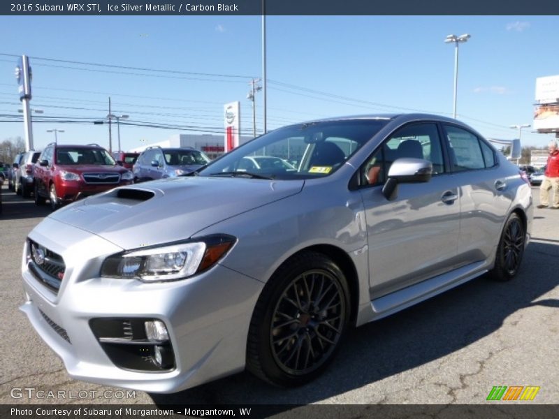 Ice Silver Metallic / Carbon Black 2016 Subaru WRX STI