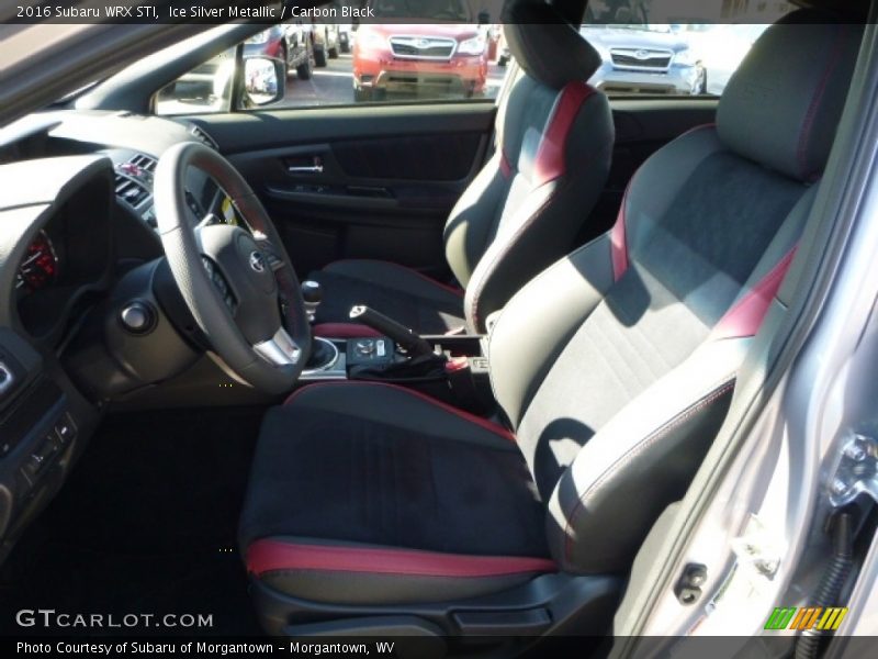 Ice Silver Metallic / Carbon Black 2016 Subaru WRX STI