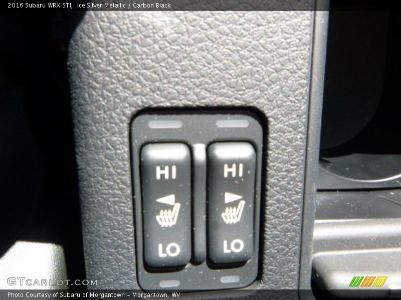 Ice Silver Metallic / Carbon Black 2016 Subaru WRX STI