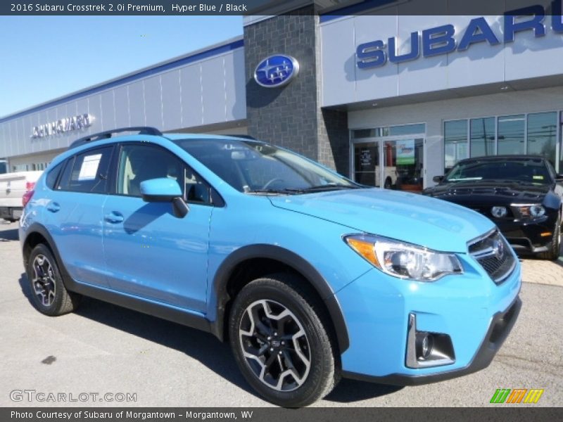 Hyper Blue / Black 2016 Subaru Crosstrek 2.0i Premium