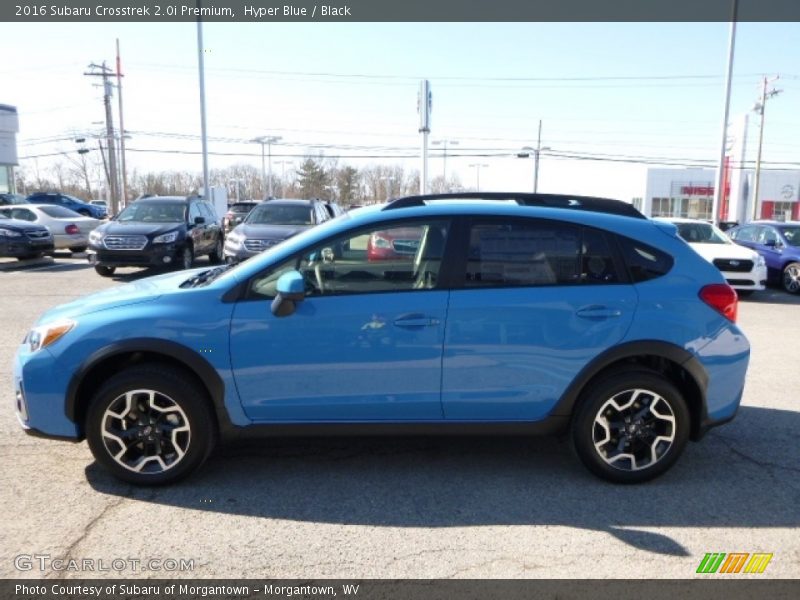 Hyper Blue / Black 2016 Subaru Crosstrek 2.0i Premium