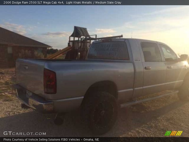 Light Khaki Metallic / Medium Slate Gray 2006 Dodge Ram 2500 SLT Mega Cab 4x4