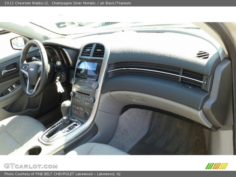 Champagne Silver Metallic / Jet Black/Titanium 2013 Chevrolet Malibu LS