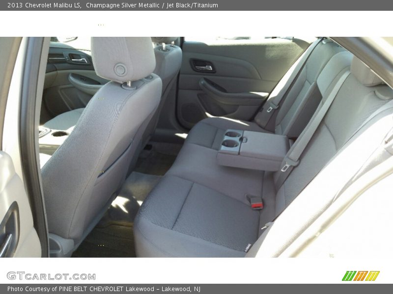 Champagne Silver Metallic / Jet Black/Titanium 2013 Chevrolet Malibu LS