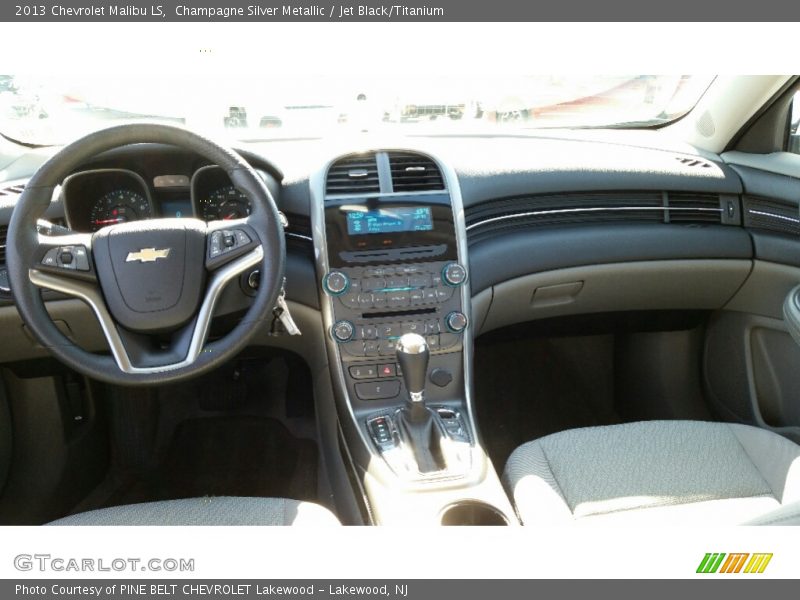 Champagne Silver Metallic / Jet Black/Titanium 2013 Chevrolet Malibu LS