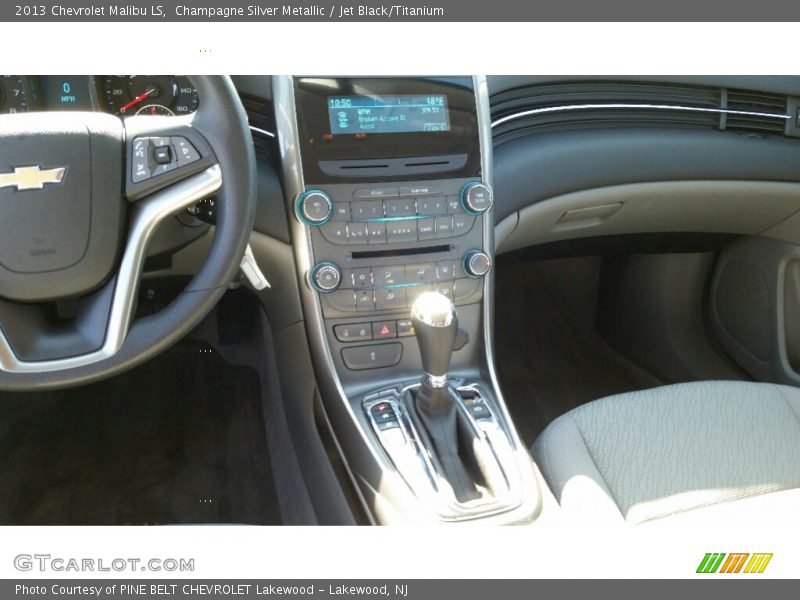 Champagne Silver Metallic / Jet Black/Titanium 2013 Chevrolet Malibu LS