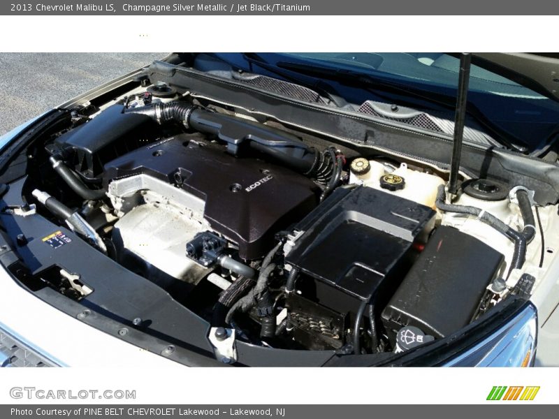 Champagne Silver Metallic / Jet Black/Titanium 2013 Chevrolet Malibu LS