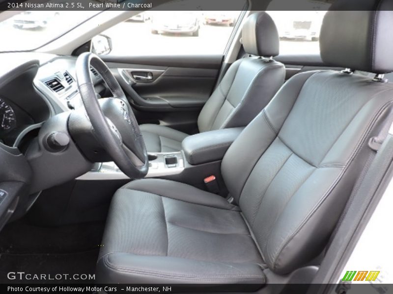 Pearl White / Charcoal 2014 Nissan Altima 2.5 SL
