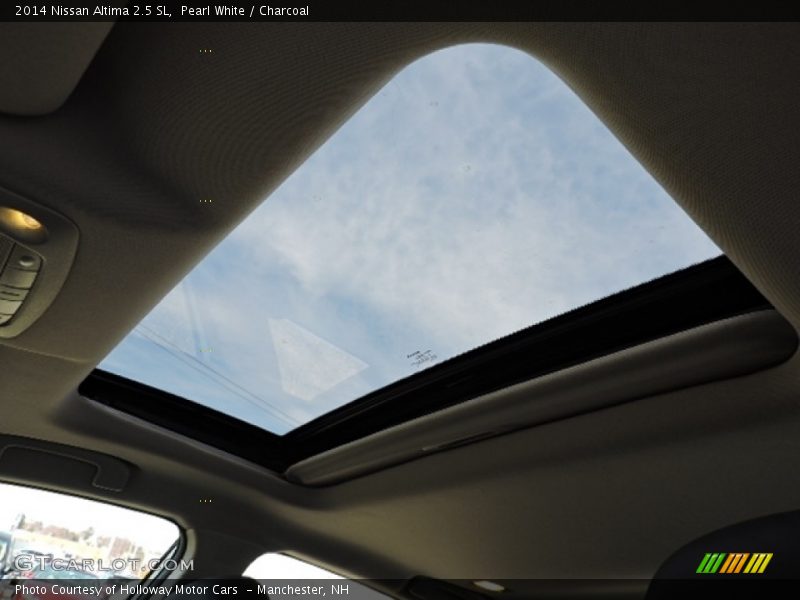 Pearl White / Charcoal 2014 Nissan Altima 2.5 SL