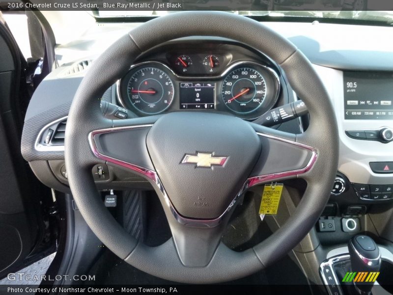 Blue Ray Metallic / Jet Black 2016 Chevrolet Cruze LS Sedan