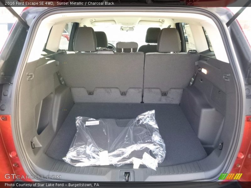 Sunset Metallic / Charcoal Black 2016 Ford Escape SE 4WD