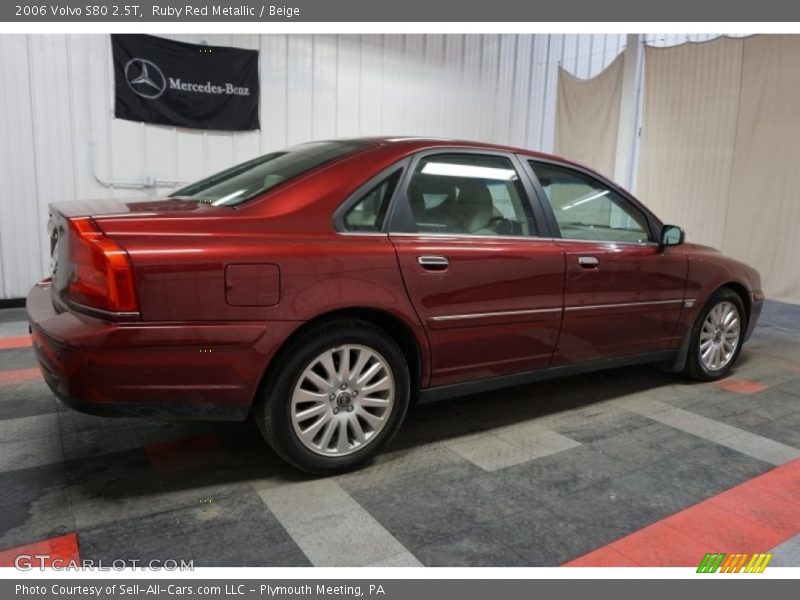 Ruby Red Metallic / Beige 2006 Volvo S80 2.5T