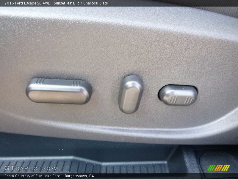 Sunset Metallic / Charcoal Black 2016 Ford Escape SE 4WD