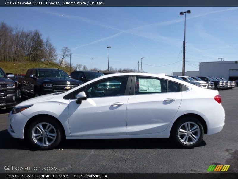 Summit White / Jet Black 2016 Chevrolet Cruze LT Sedan