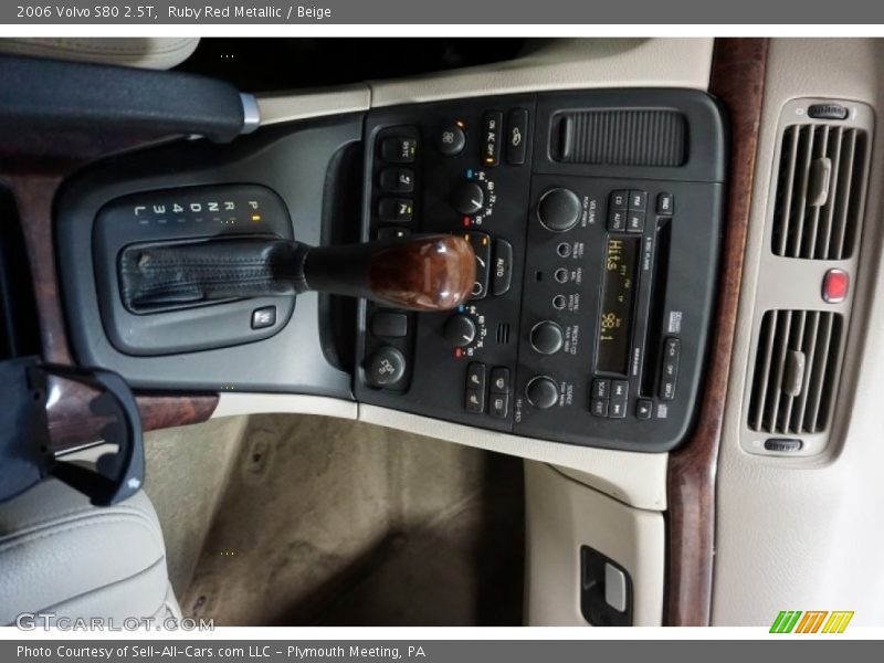 Ruby Red Metallic / Beige 2006 Volvo S80 2.5T