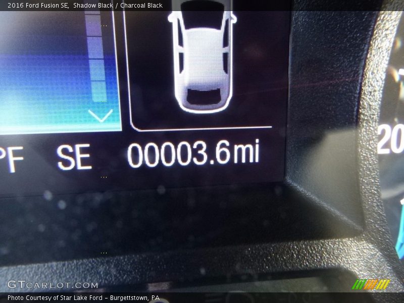 Shadow Black / Charcoal Black 2016 Ford Fusion SE