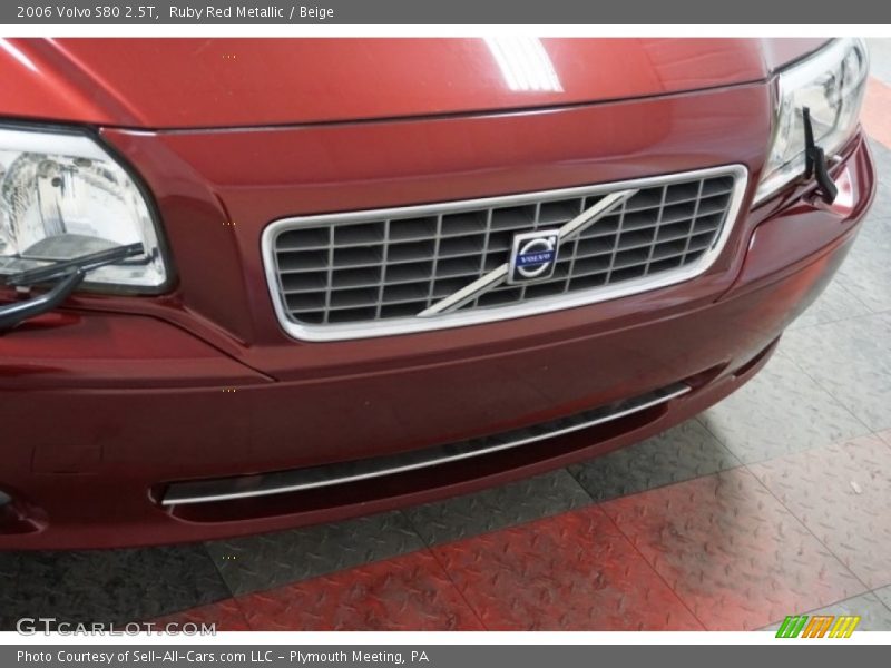 Ruby Red Metallic / Beige 2006 Volvo S80 2.5T