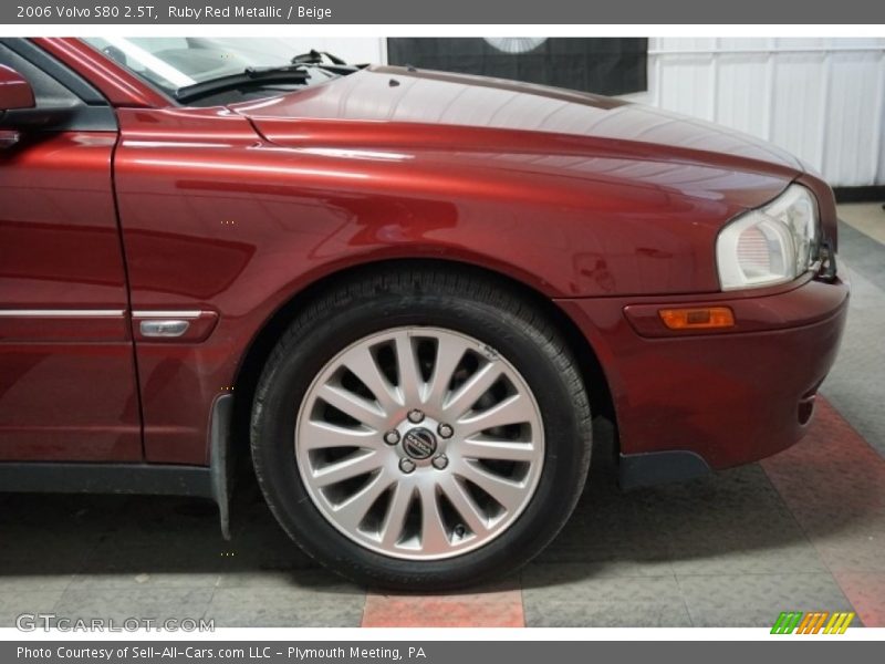 Ruby Red Metallic / Beige 2006 Volvo S80 2.5T