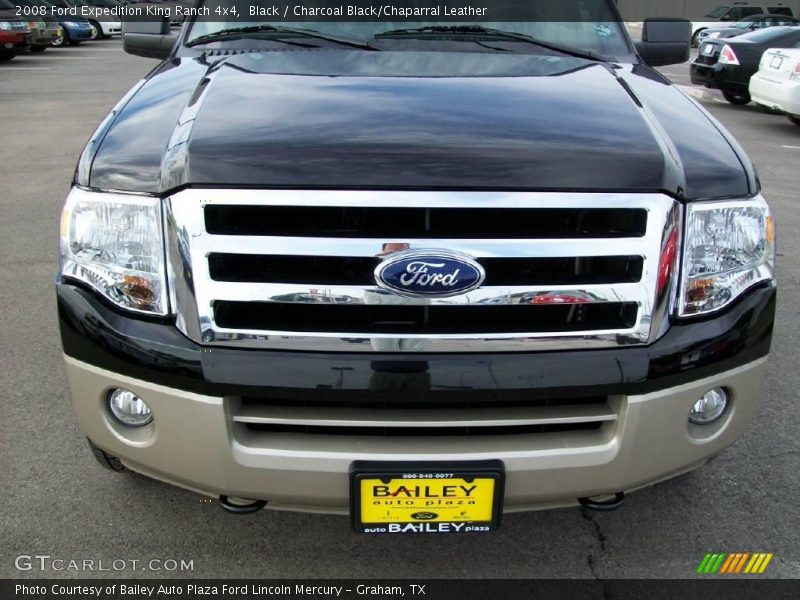 Black / Charcoal Black/Chaparral Leather 2008 Ford Expedition King Ranch 4x4