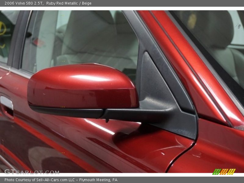 Ruby Red Metallic / Beige 2006 Volvo S80 2.5T