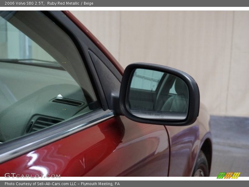 Ruby Red Metallic / Beige 2006 Volvo S80 2.5T
