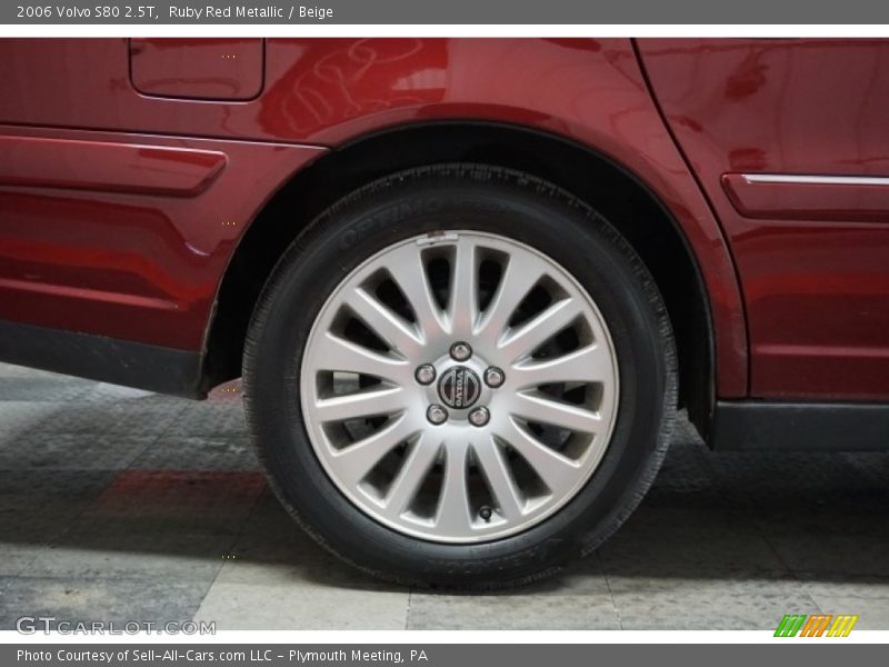 Ruby Red Metallic / Beige 2006 Volvo S80 2.5T