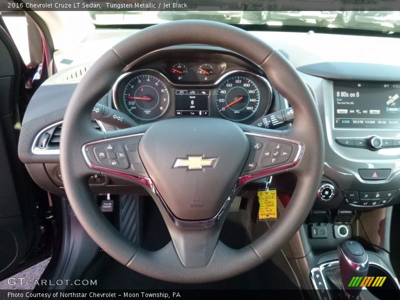 Tungsten Metallic / Jet Black 2016 Chevrolet Cruze LT Sedan