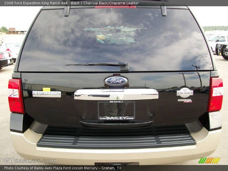 Black / Charcoal Black/Chaparral Leather 2008 Ford Expedition King Ranch 4x4