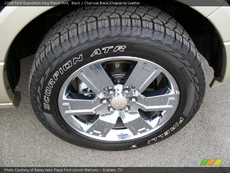 Black / Charcoal Black/Chaparral Leather 2008 Ford Expedition King Ranch 4x4