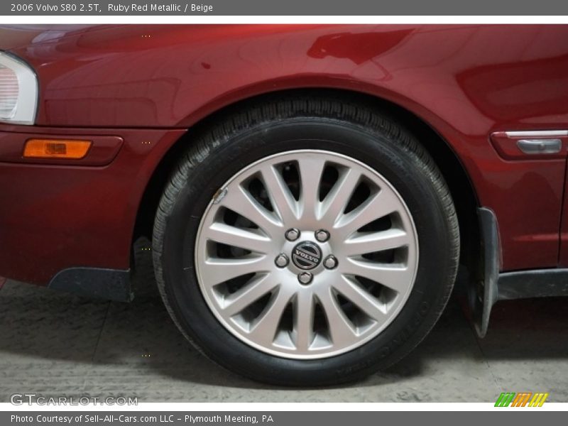 Ruby Red Metallic / Beige 2006 Volvo S80 2.5T