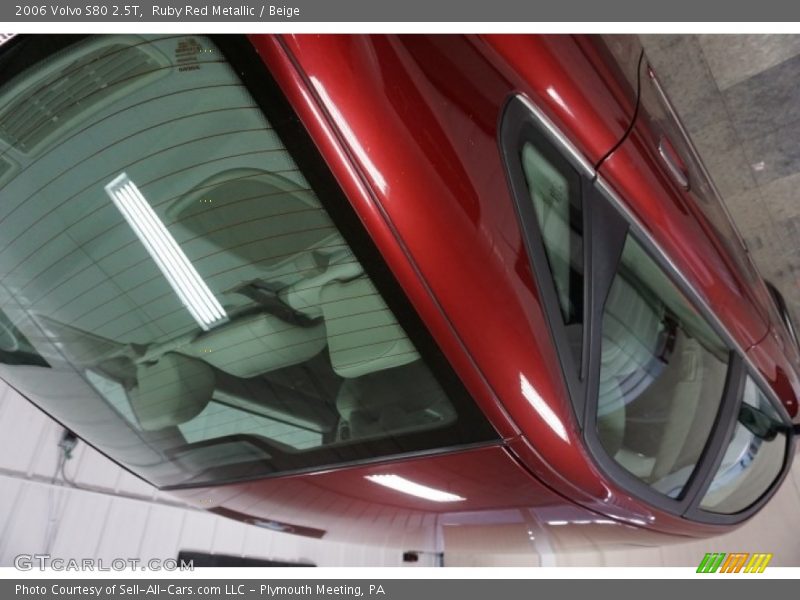 Ruby Red Metallic / Beige 2006 Volvo S80 2.5T