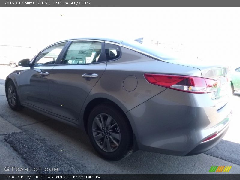 Titanium Gray / Black 2016 Kia Optima LX 1.6T