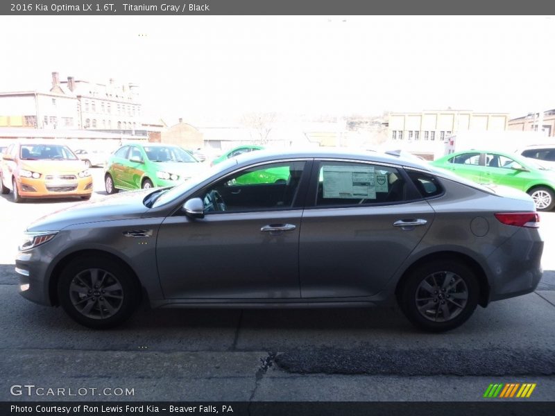 Titanium Gray / Black 2016 Kia Optima LX 1.6T