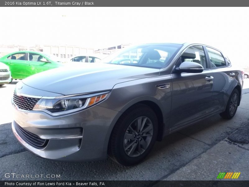 Titanium Gray / Black 2016 Kia Optima LX 1.6T