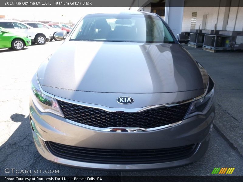 Titanium Gray / Black 2016 Kia Optima LX 1.6T