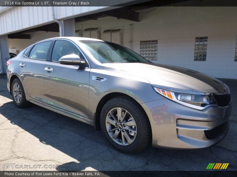 Titanium Gray / Black 2016 Kia Optima LX 1.6T