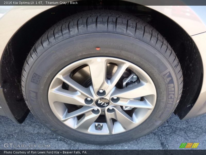 Titanium Gray / Black 2016 Kia Optima LX 1.6T