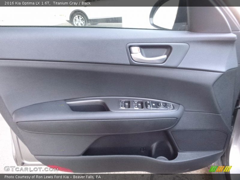 Titanium Gray / Black 2016 Kia Optima LX 1.6T