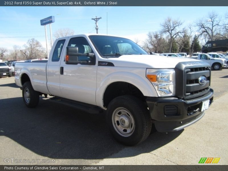 Oxford White / Steel 2012 Ford F350 Super Duty XL SuperCab 4x4