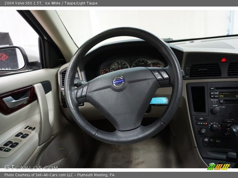 Ice White / Taupe/Light Taupe 2004 Volvo S60 2.5T