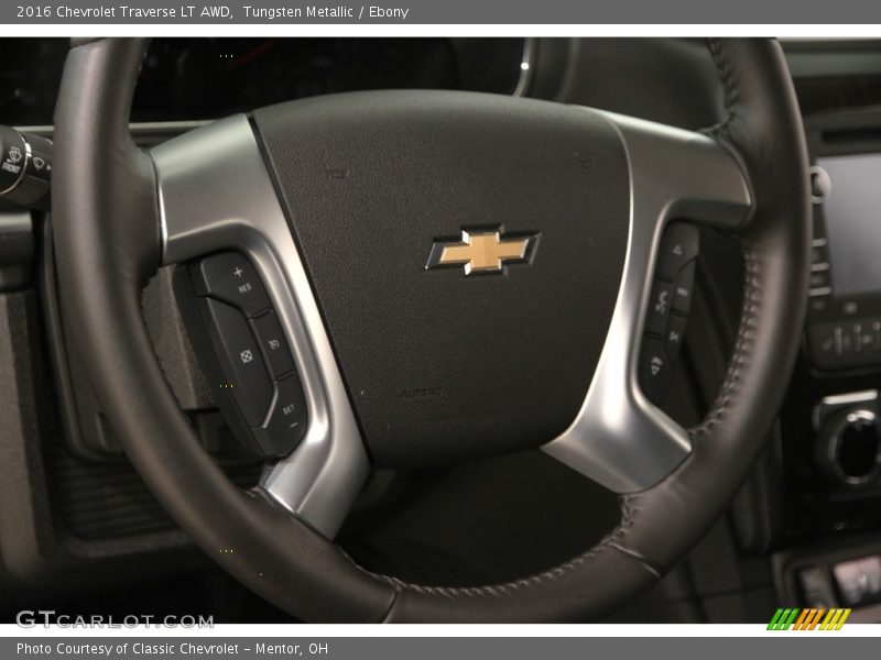 Tungsten Metallic / Ebony 2016 Chevrolet Traverse LT AWD