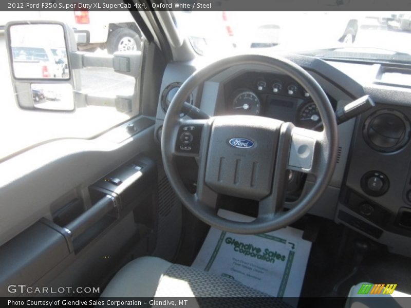 Oxford White / Steel 2012 Ford F350 Super Duty XL SuperCab 4x4