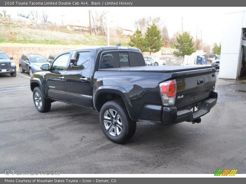 Black / Limited Hickory 2016 Toyota Tacoma Limited Double Cab 4x4