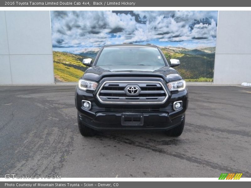 Black / Limited Hickory 2016 Toyota Tacoma Limited Double Cab 4x4