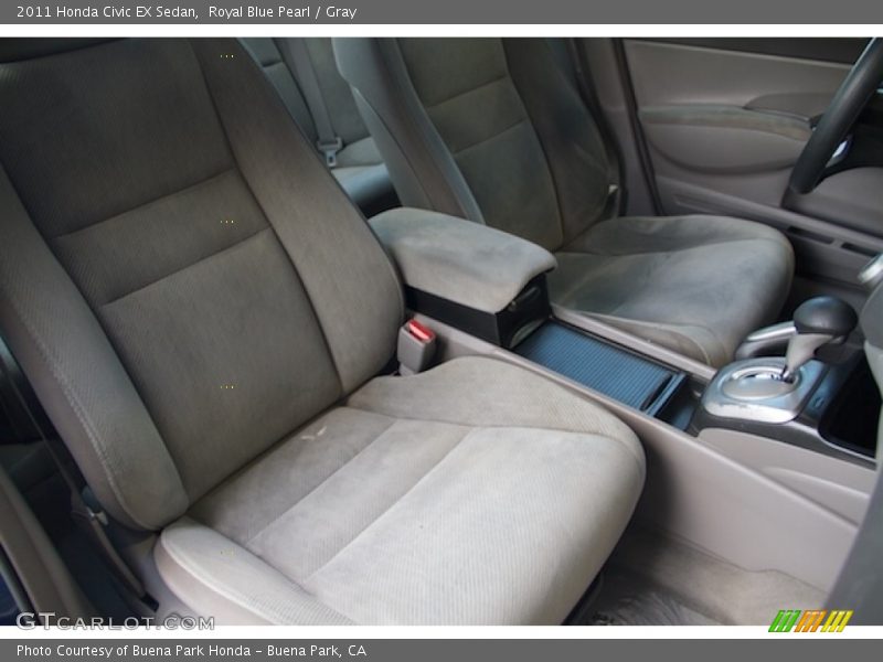Royal Blue Pearl / Gray 2011 Honda Civic EX Sedan